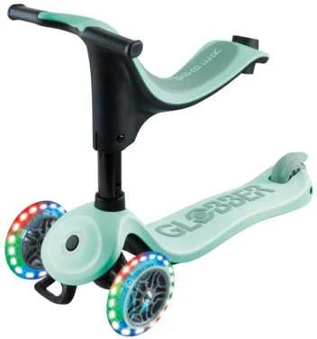 GLOBBER paspirtukas Go Up Sporty Lights 360°, mėtinis-pistacinis, 456-706 S