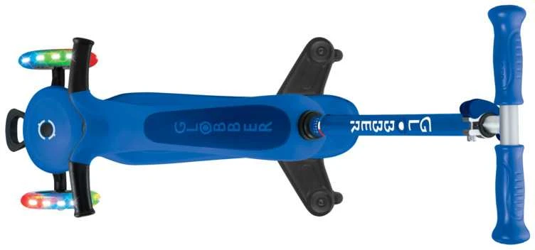 GLOBBER paspirtukas Go Up Sporty Lights 360°, tamsiai mėlynas, 456-600 S