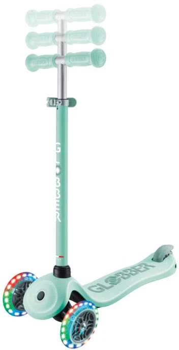 GLOBBER paspirtukas Go Up Sporty Lights 360°, mėtinis-pistacinis, 456-706 S
