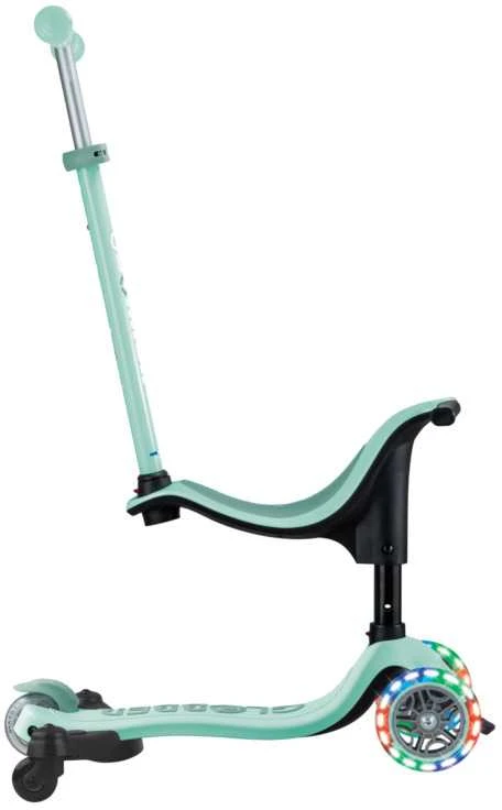 GLOBBER paspirtukas Go Up Sporty Lights 360°, mėtinis-pistacinis, 456-706 S