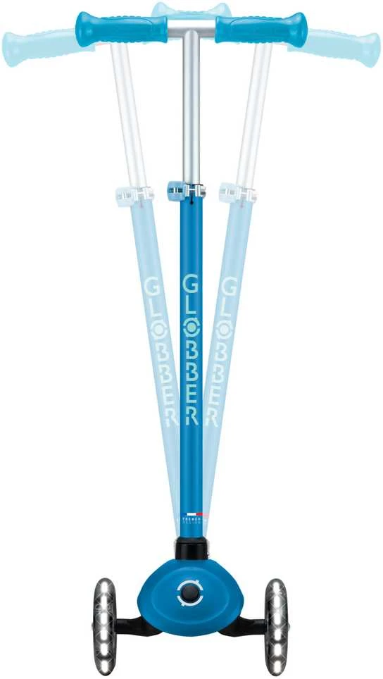 GLOBBER paspirtukas Primo Plus Glow Lights, mėlynas, 443-100