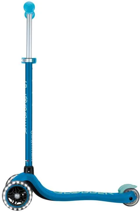 GLOBBER paspirtukas Primo Plus Glow Lights, mėlynas, 443-100