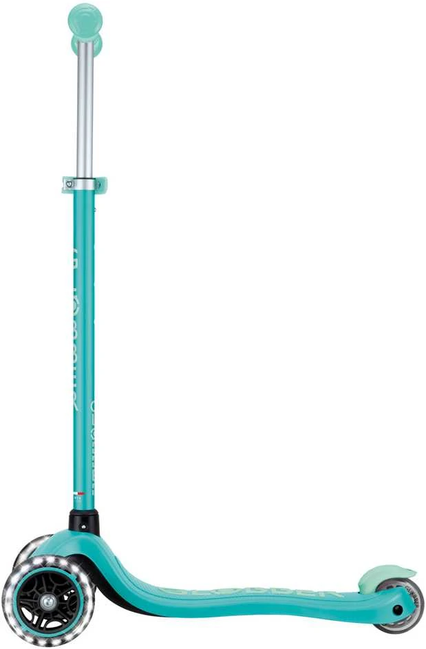 GLOBBER paspirtukas Primo Plus Glow Lights, mėtinis, 443-206