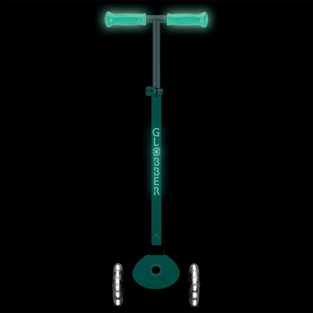 GLOBBER paspirtukas Primo Plus Glow Lights, mėtinis, 443-206