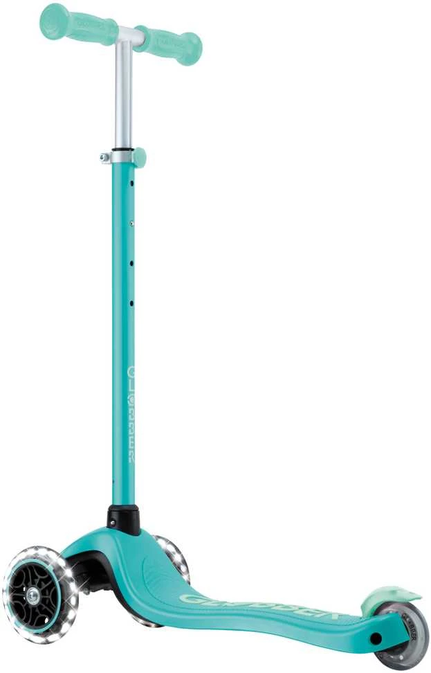 GLOBBER paspirtukas Primo Plus Glow Lights, mėtinis, 443-206