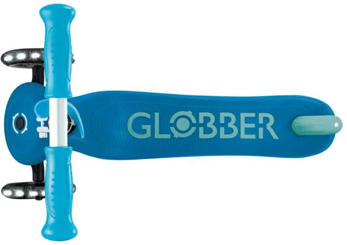 GLOBBER paspirtukas Primo Plus Glow Lights, mėlynas, 443-100