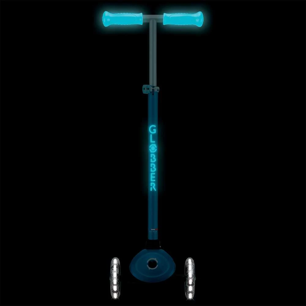 GLOBBER paspirtukas Primo Plus Glow Lights, mėlynas, 443-100