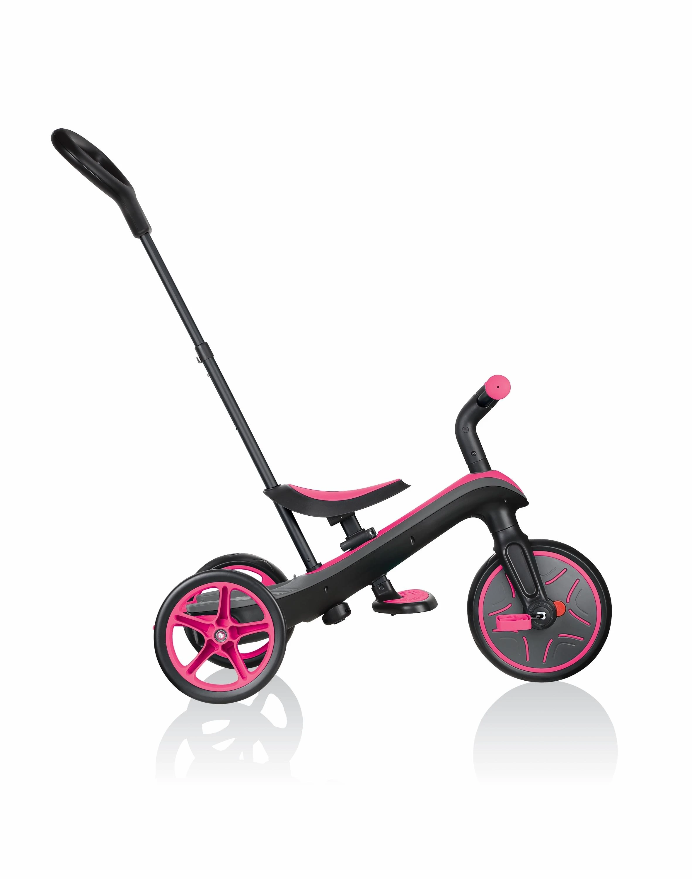 Daugiafunkcinis triratukas Globber Explorer Trike 4in1, rožinis 632-110