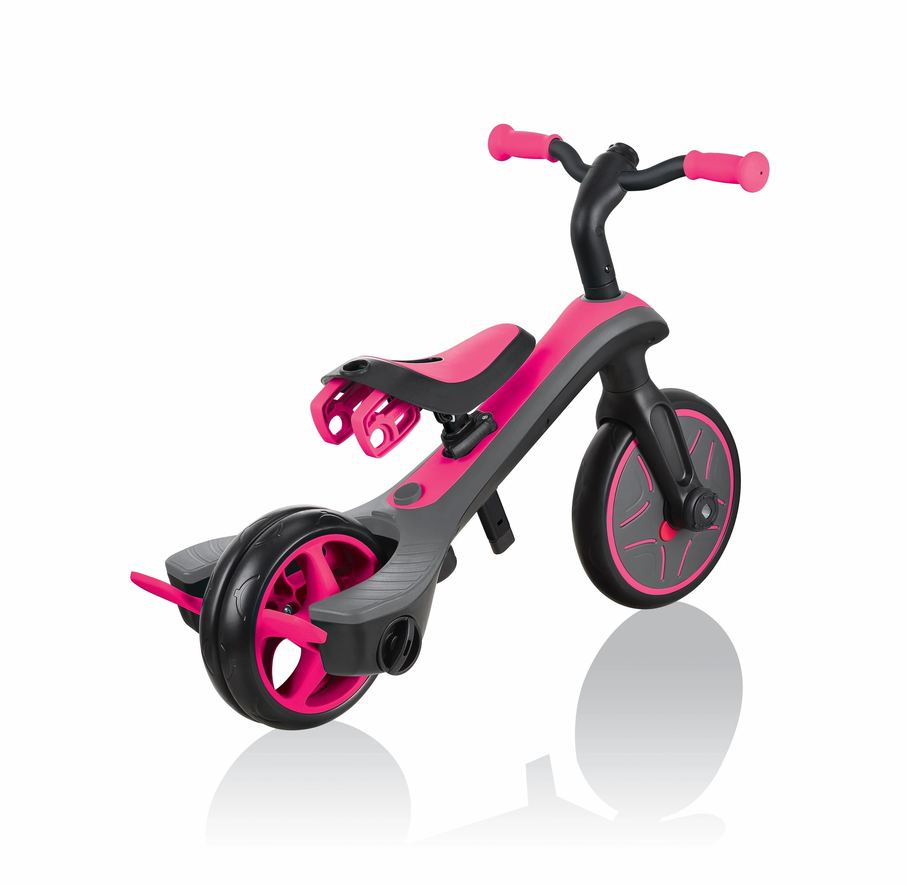 Daugiafunkcinis triratukas Globber Explorer Trike 4in1, rožinis 632-110