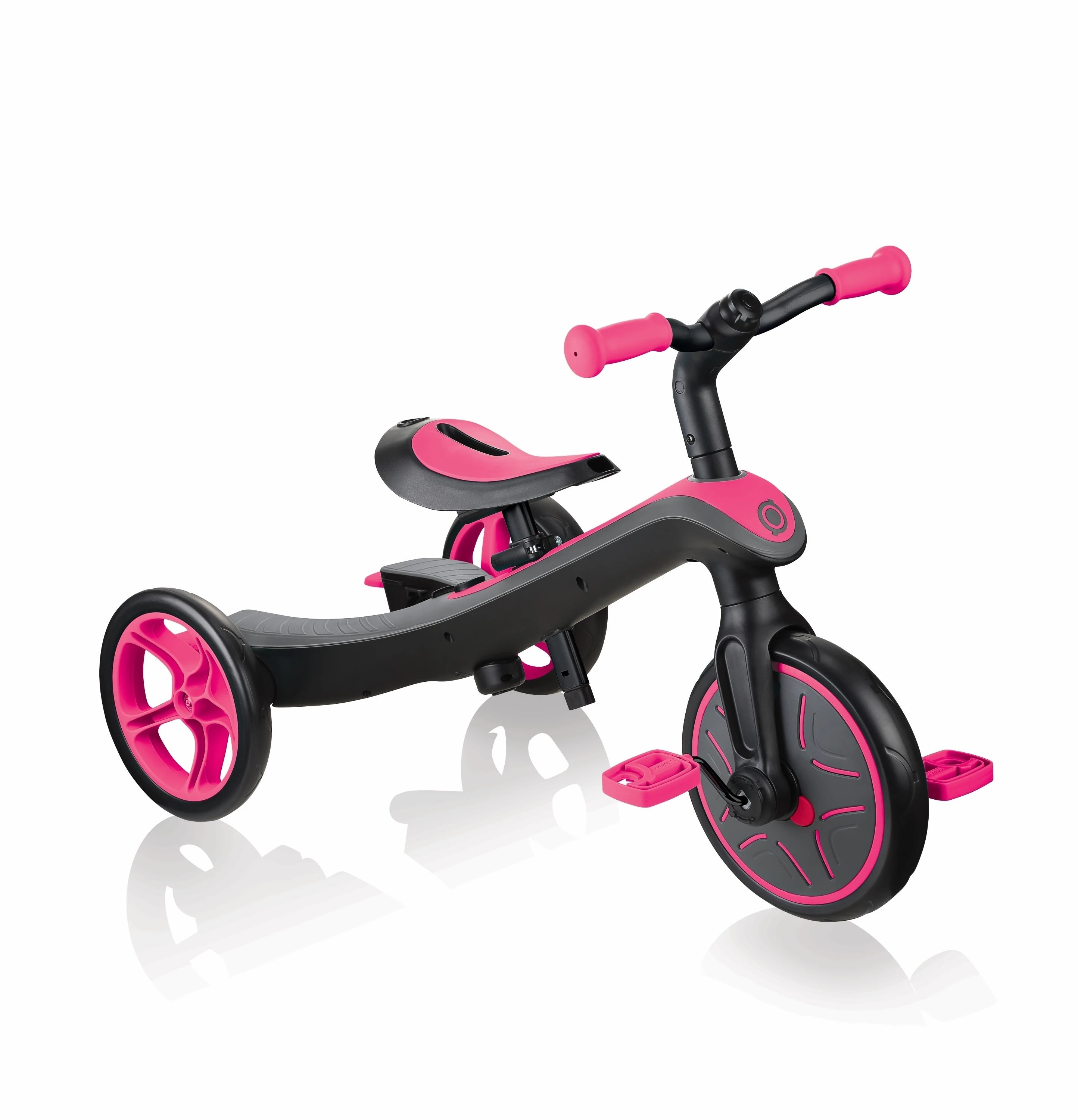 Daugiafunkcinis triratukas Globber Explorer Trike 4in1, rožinis 632-110