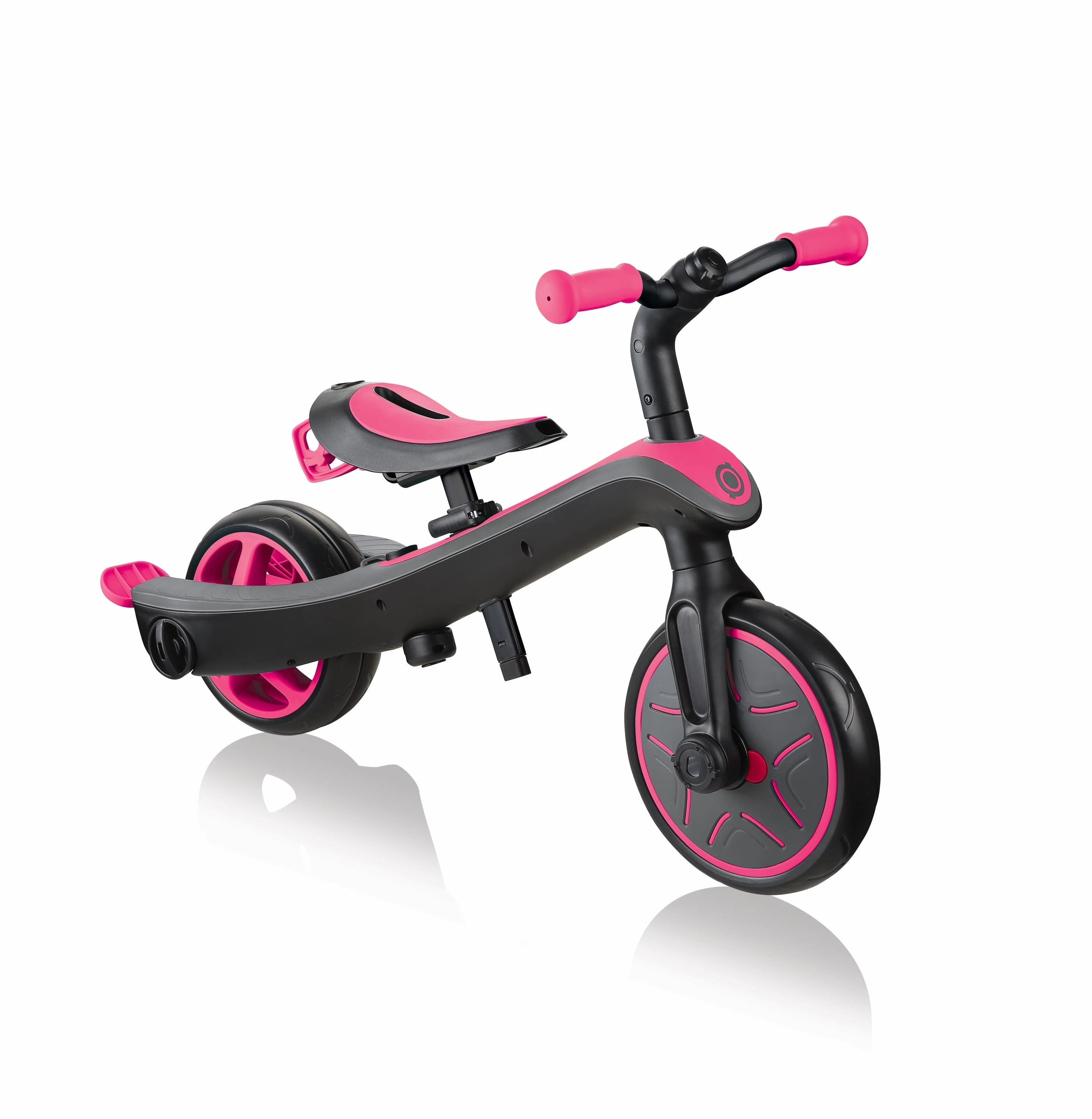 Daugiafunkcinis triratukas Globber Explorer Trike 4in1, rožinis 632-110