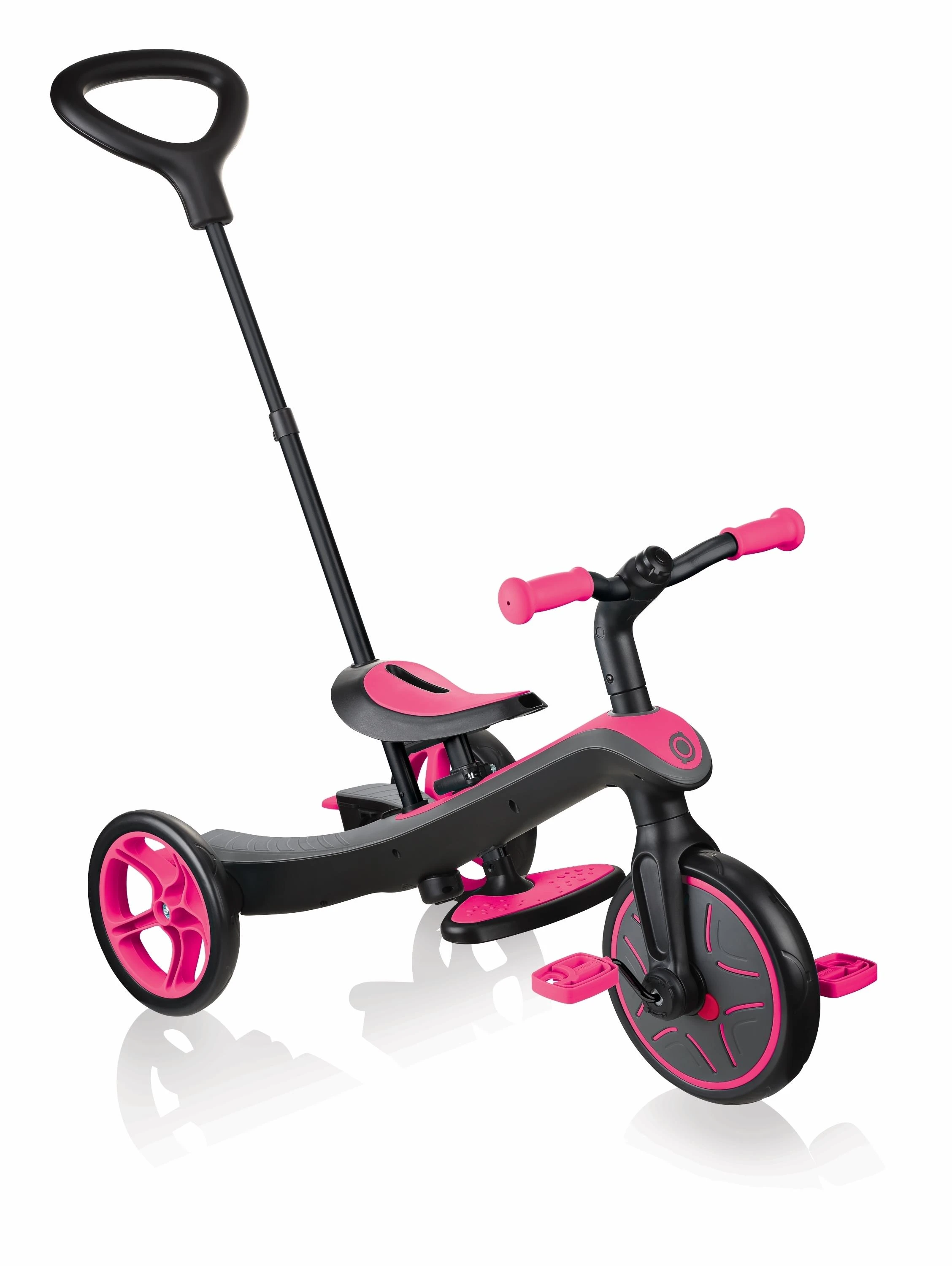 Daugiafunkcinis triratukas Globber Explorer Trike 4in1, rožinis 632-110