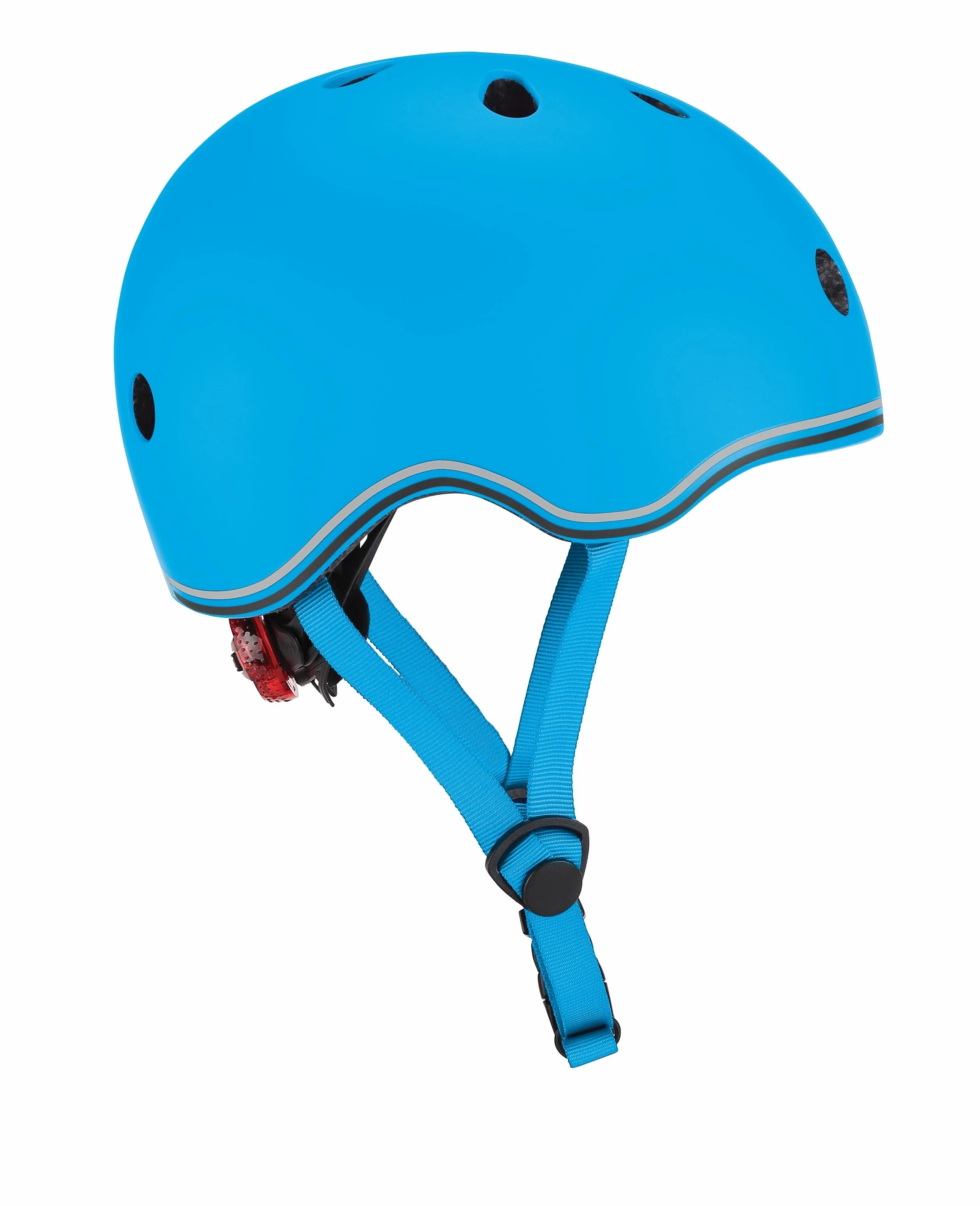 GLOBBER šalmas Go Up Lights, XXS/XS (45-51cm), dangaus mėlynas