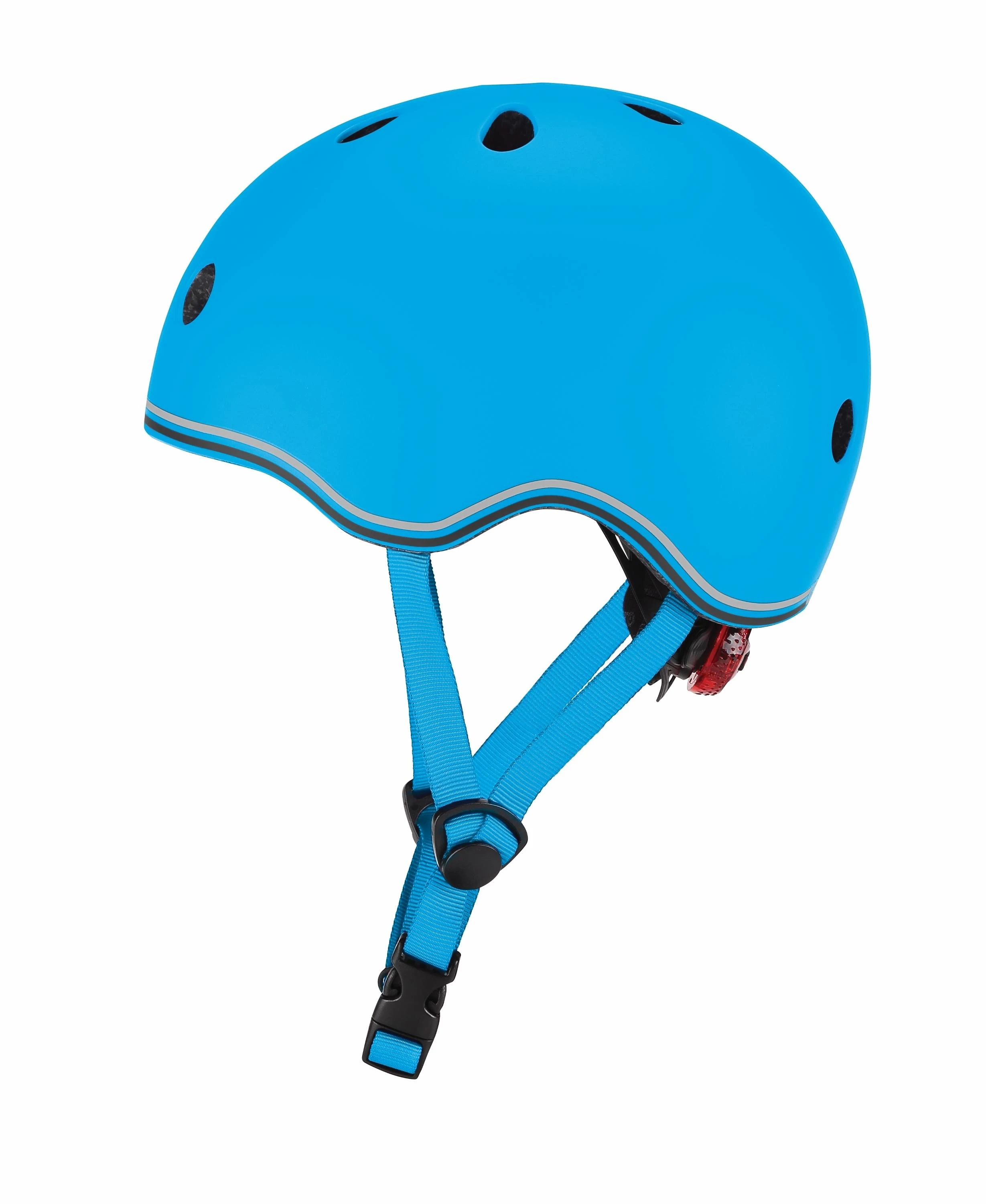 GLOBBER šalmas Go Up Lights, XXS/XS (45-51cm), dangaus mėlynas
