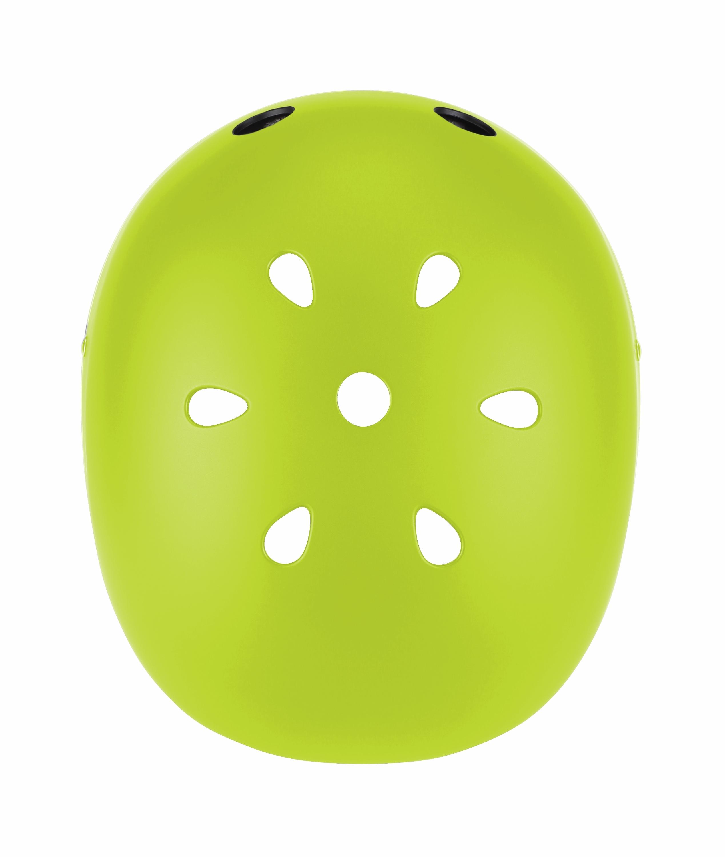 GLOBBER šalmas Primo Lights, XS/S (48-53cm), žalias