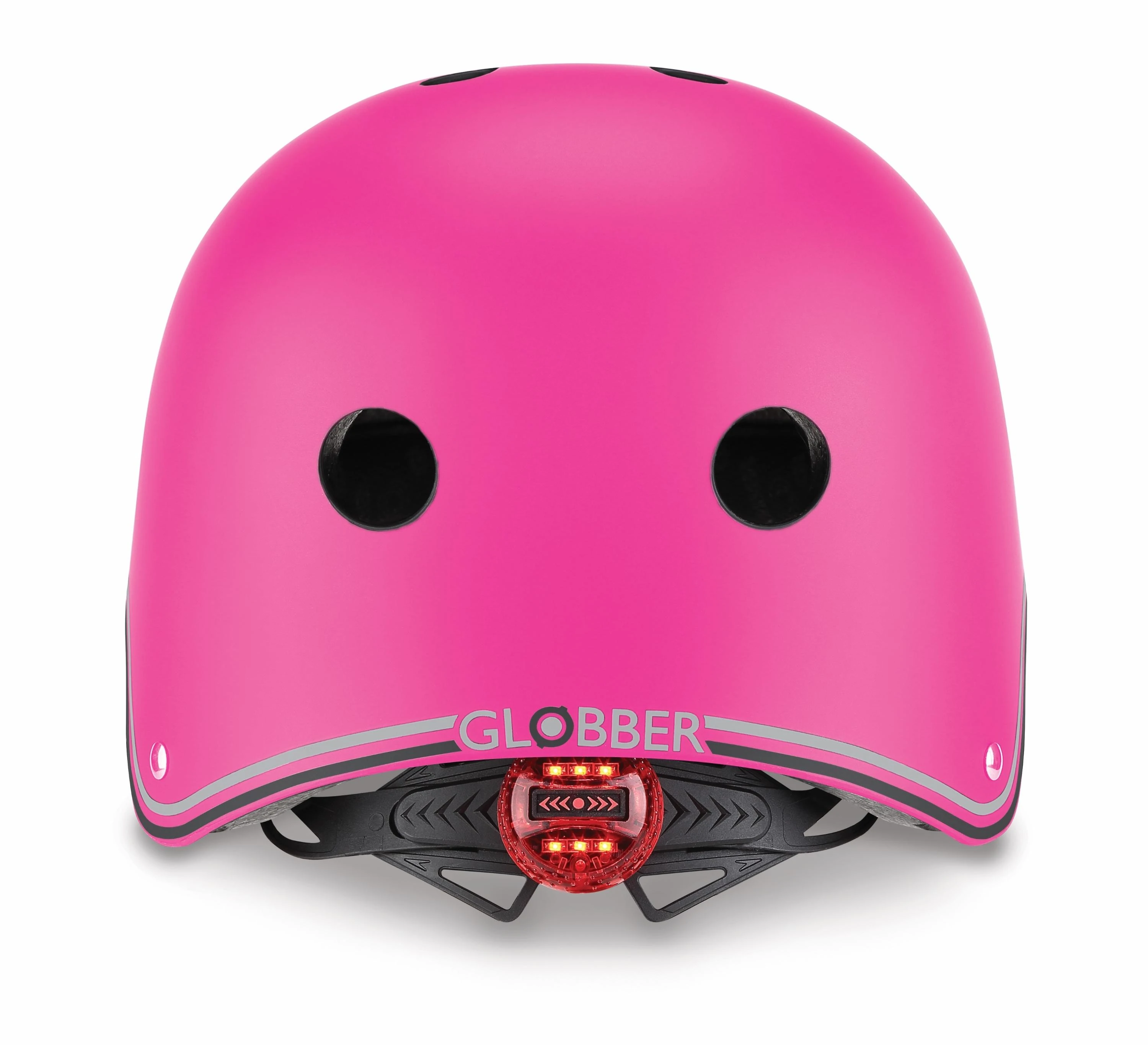 GLOBBER šalmas Primo Lights, XS/S (48-53cm), rožinis