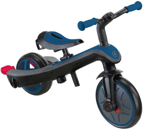 Triratukas GLOBBER Explorer Trike 4in1, tamsiai mėlynas