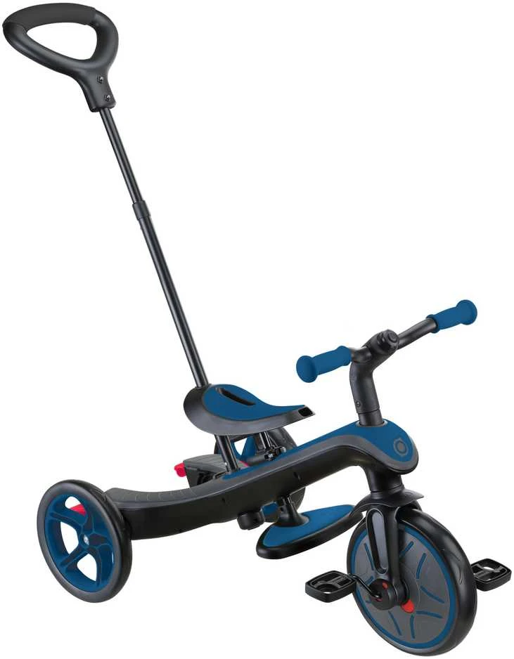 Triratukas GLOBBER Explorer Trike 4in1, tamsiai mėlynas