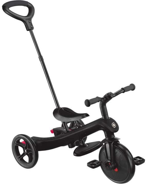 GLOBBER triratukas Explorer Trike 4in1, juodas, 634-120