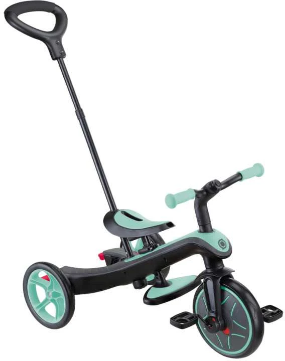 Daugiafunkcinis triratukas Globber Explorer Trike 4in1, mėtinis, ‎632-206