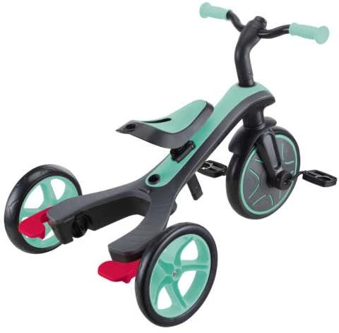 Daugiafunkcinis triratukas Globber Explorer Trike 4in1, mėtinis, ‎632-206