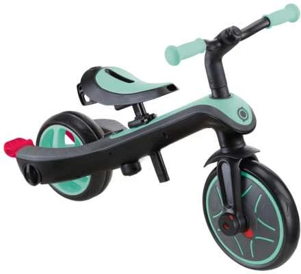 Daugiafunkcinis triratukas Globber Explorer Trike 4in1, mėtinis, ‎632-206
