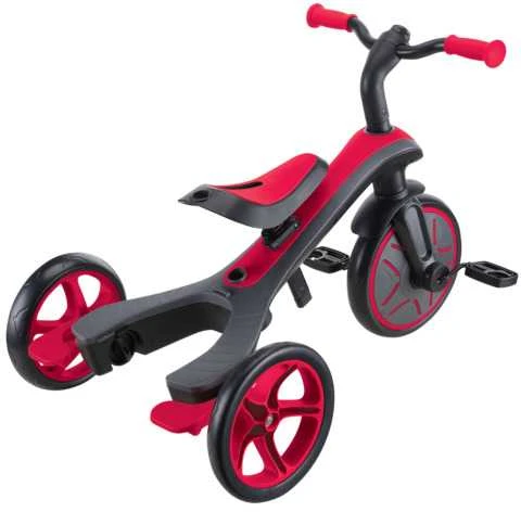 Daugiafunkcinis triratukas Globber Explorer Trike 4in1, raudonas, 632-102