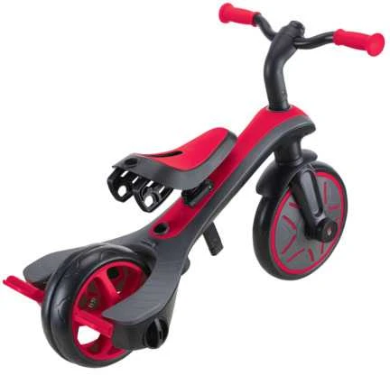 Daugiafunkcinis triratukas Globber Explorer Trike 4in1, raudonas, 632-102