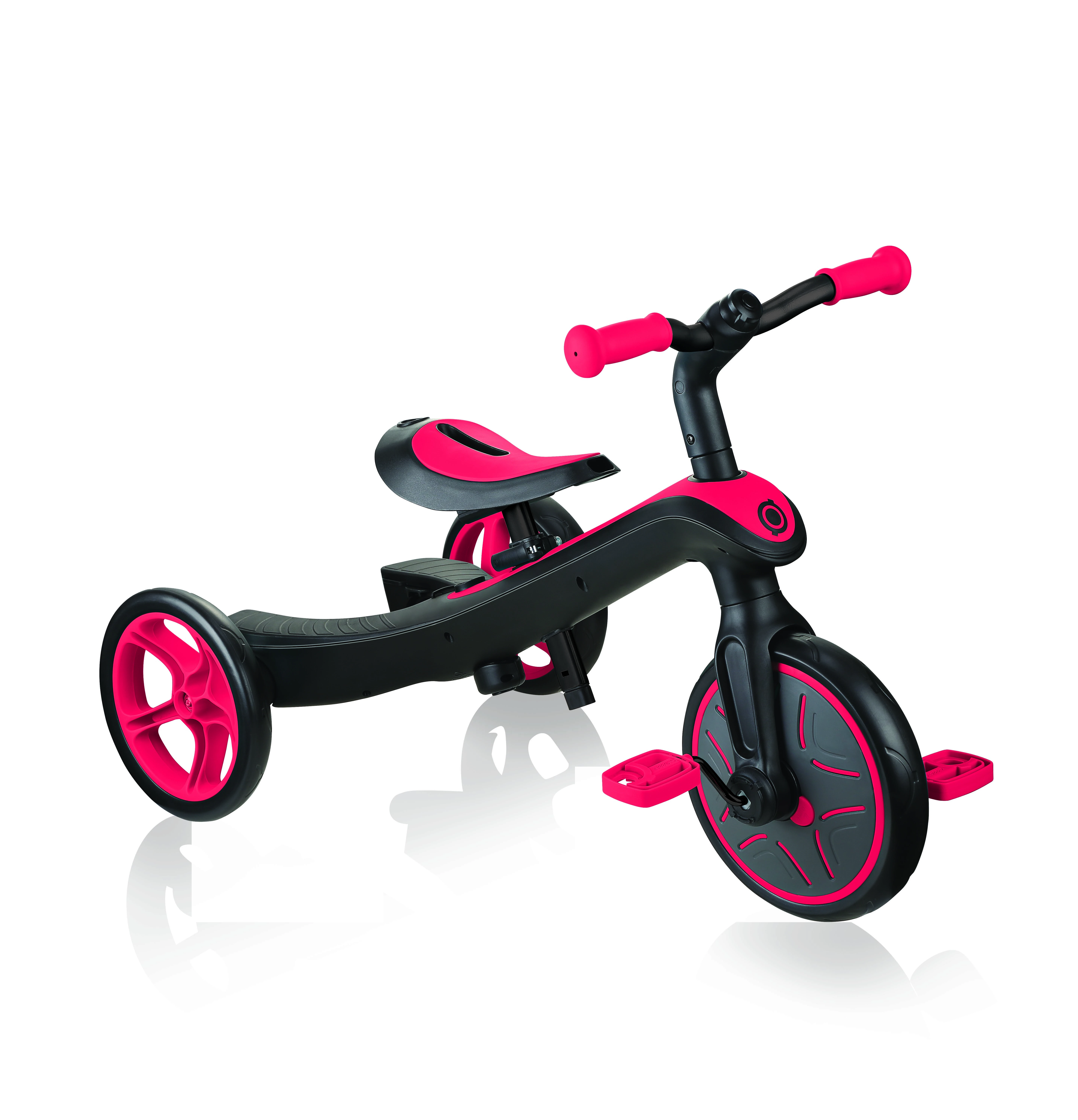 Daugiafunkcinis triratukas Globber Explorer Trike 4in1, raudonas, 632-102