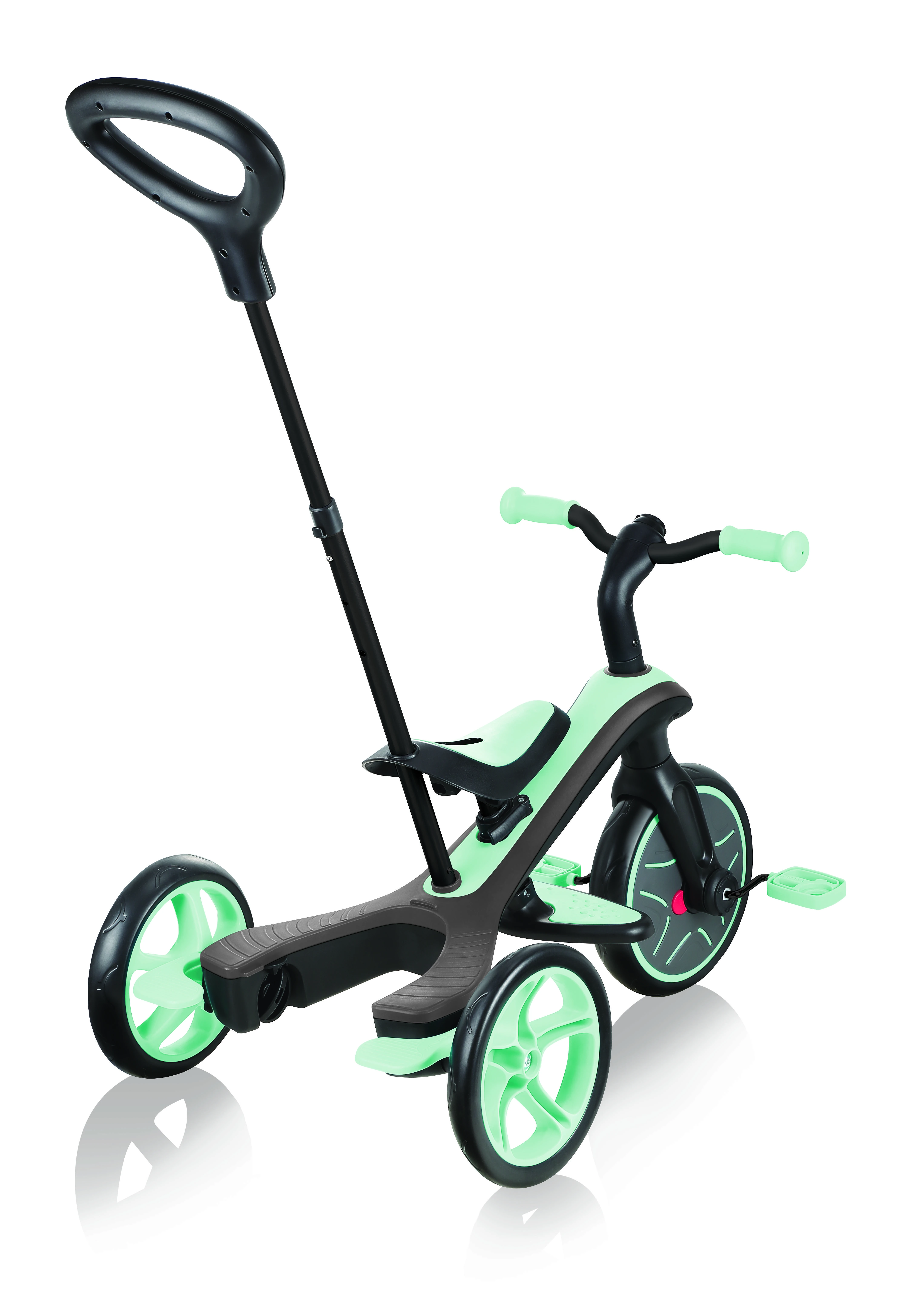 Daugiafunkcinis triratukas Globber Explorer Trike 4in1, mėtinis, ‎632-206