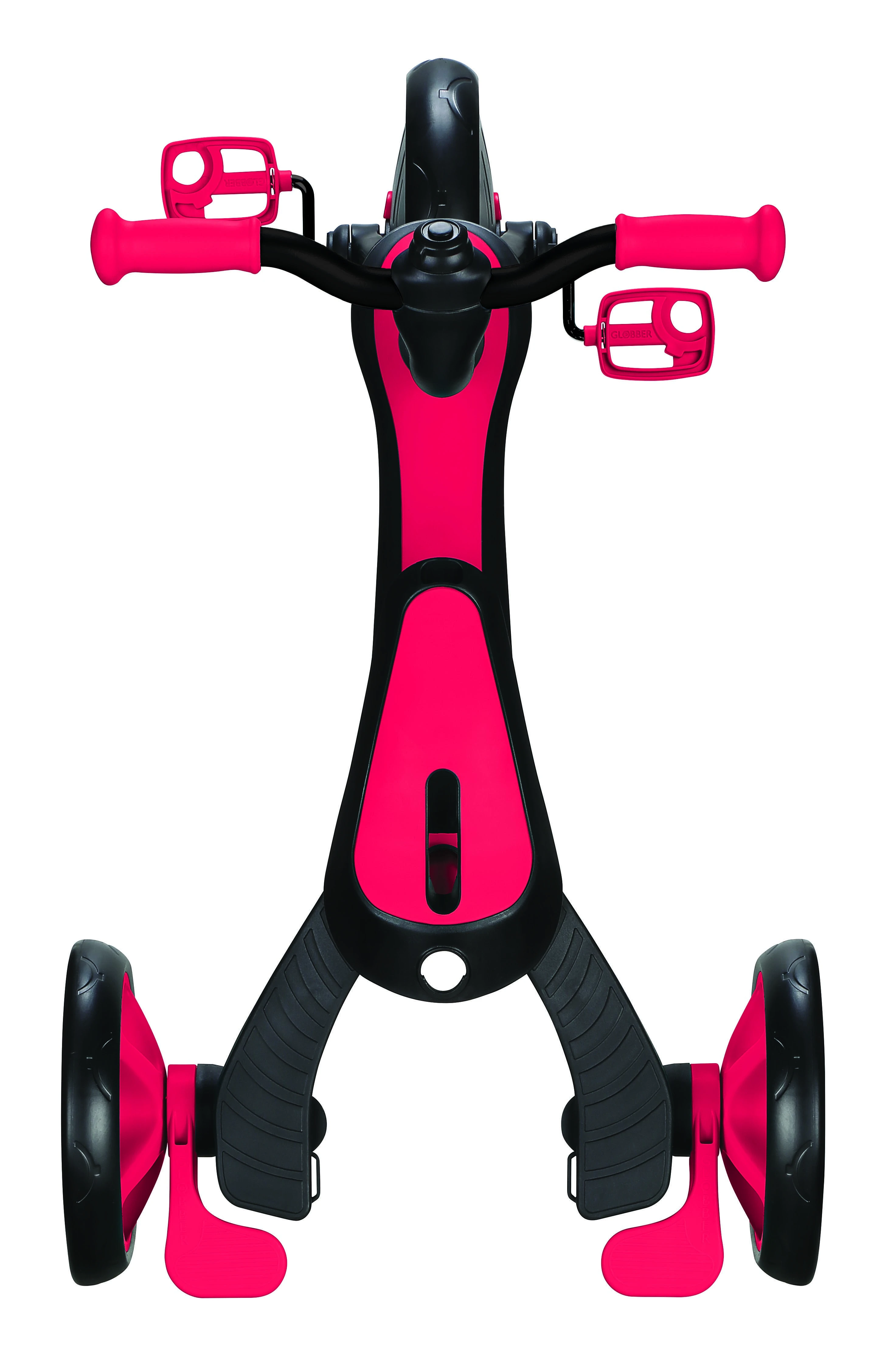 Daugiafunkcinis triratukas Globber Explorer Trike 4in1, raudonas, 632-102