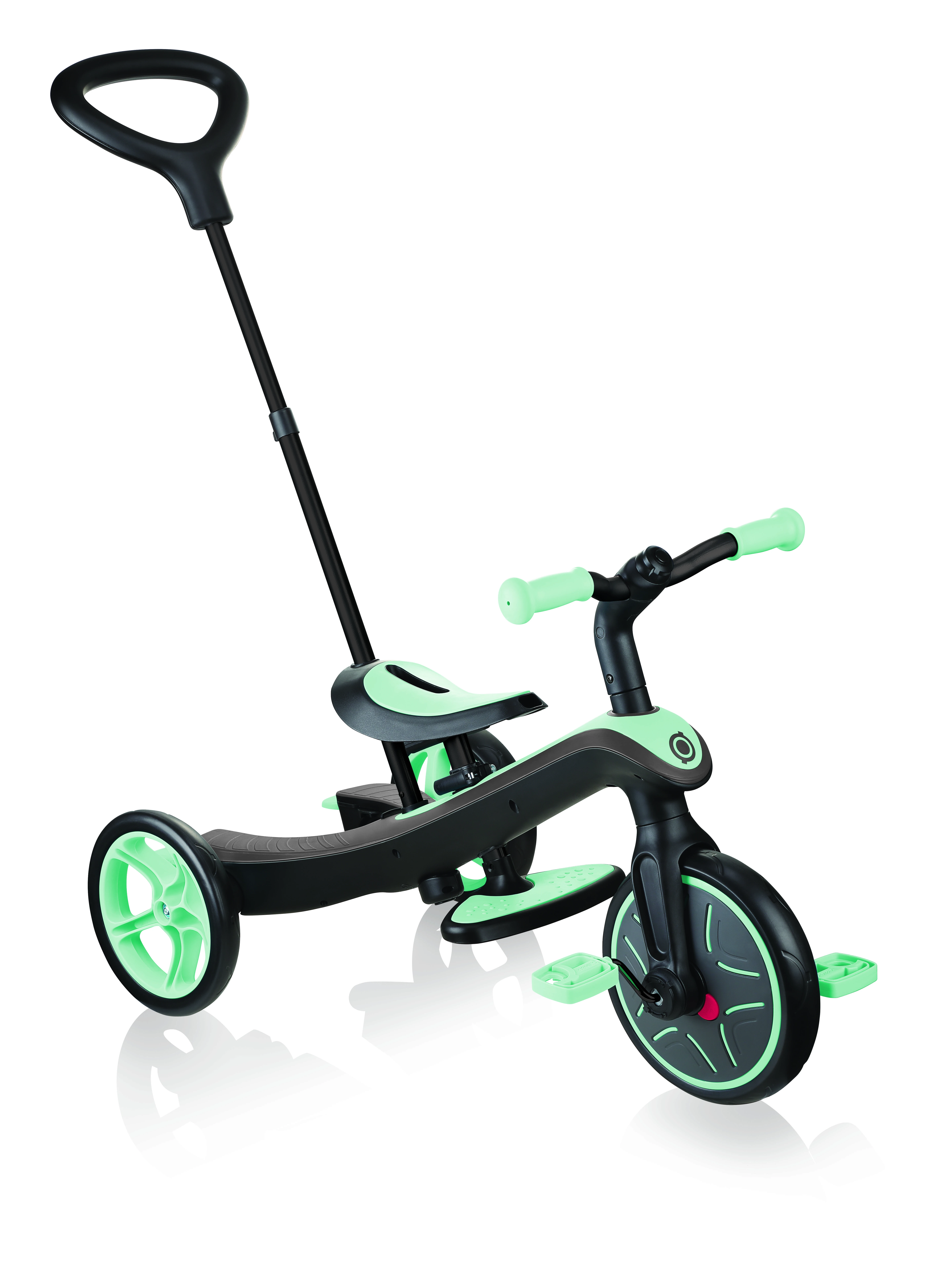 Daugiafunkcinis triratukas Globber Explorer Trike 4in1, mėtinis, ‎632-206