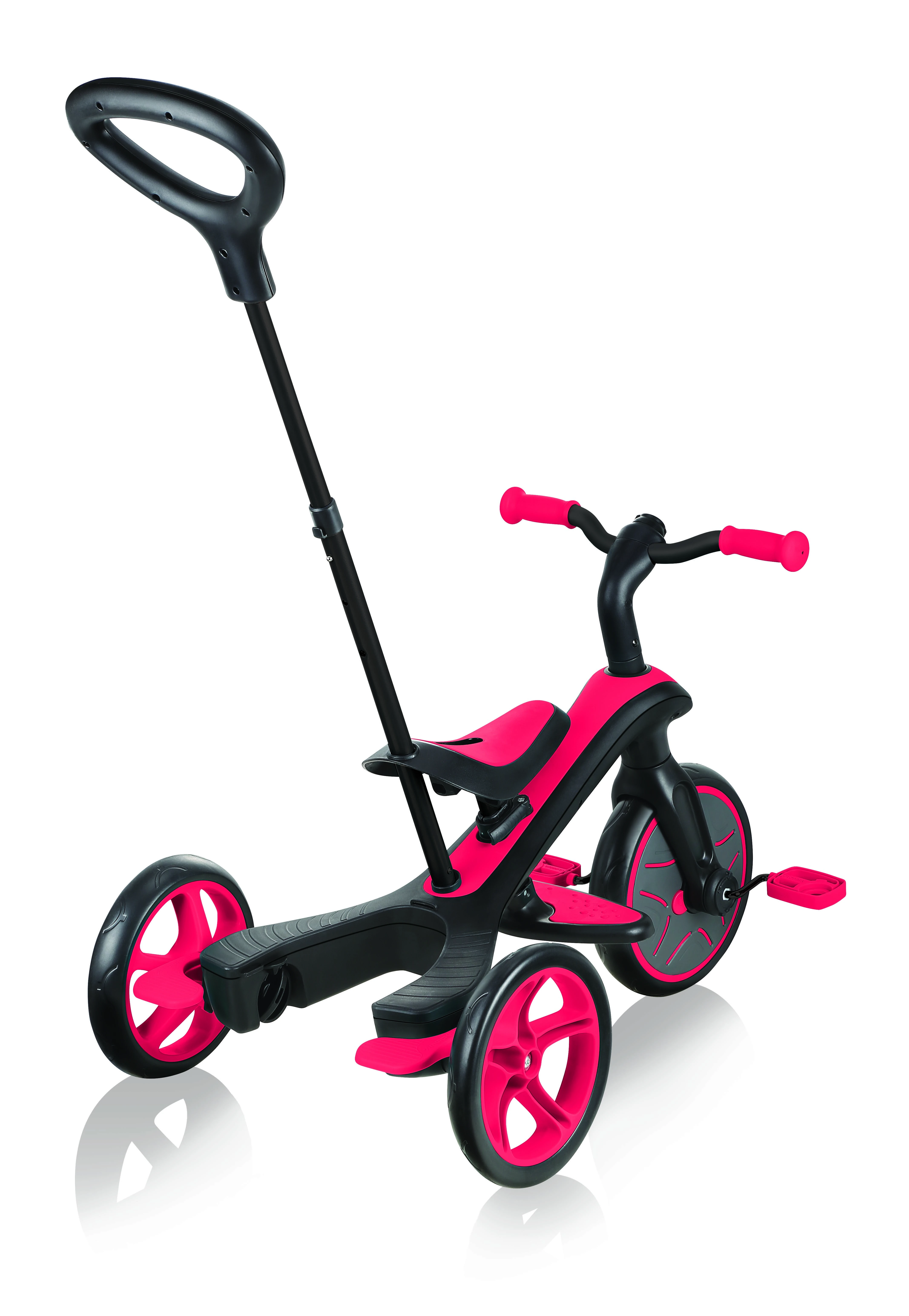 Daugiafunkcinis triratukas Globber Explorer Trike 4in1, raudonas, 632-102