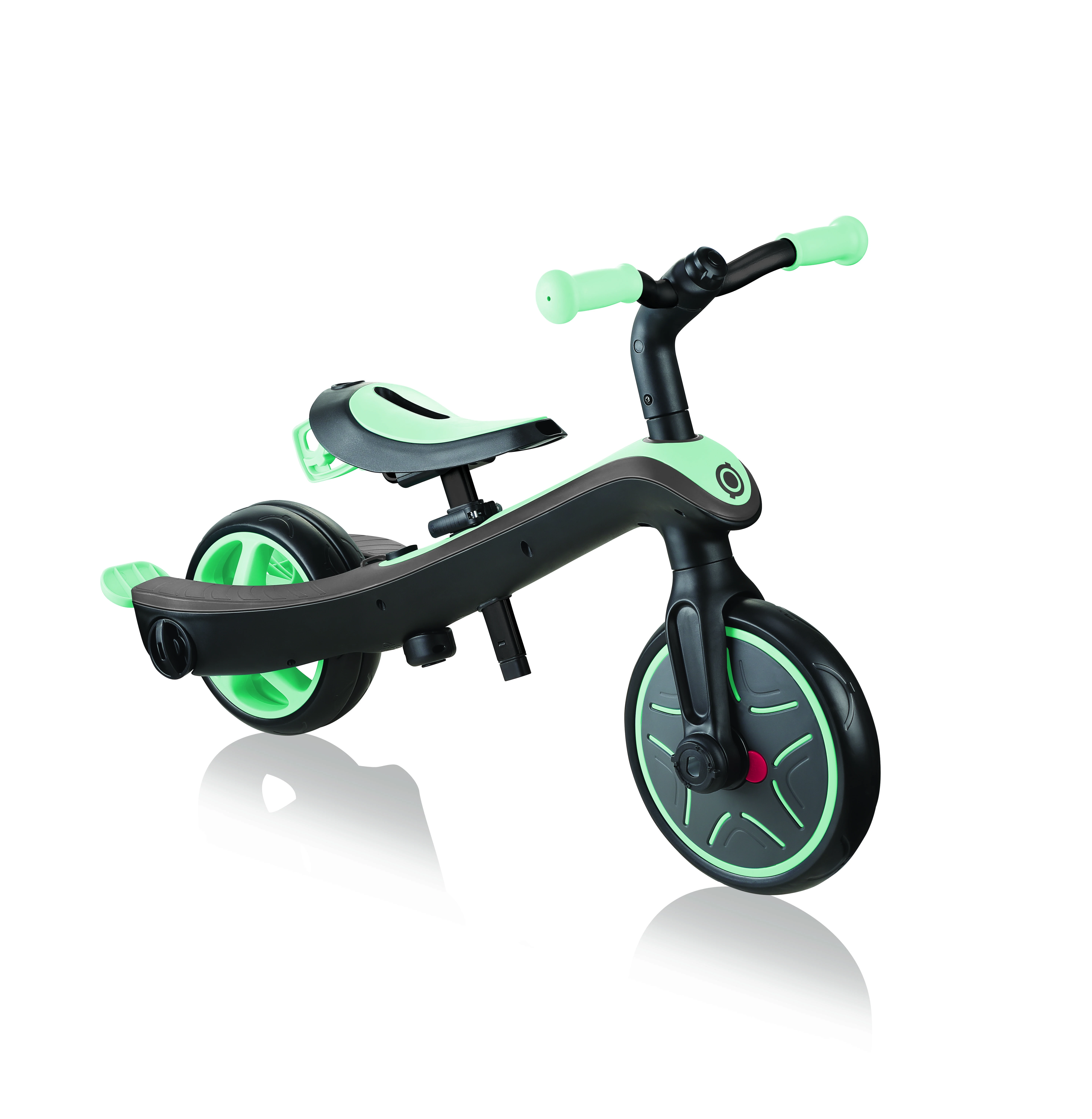 Daugiafunkcinis triratukas Globber Explorer Trike 4in1, mėtinis, ‎632-206