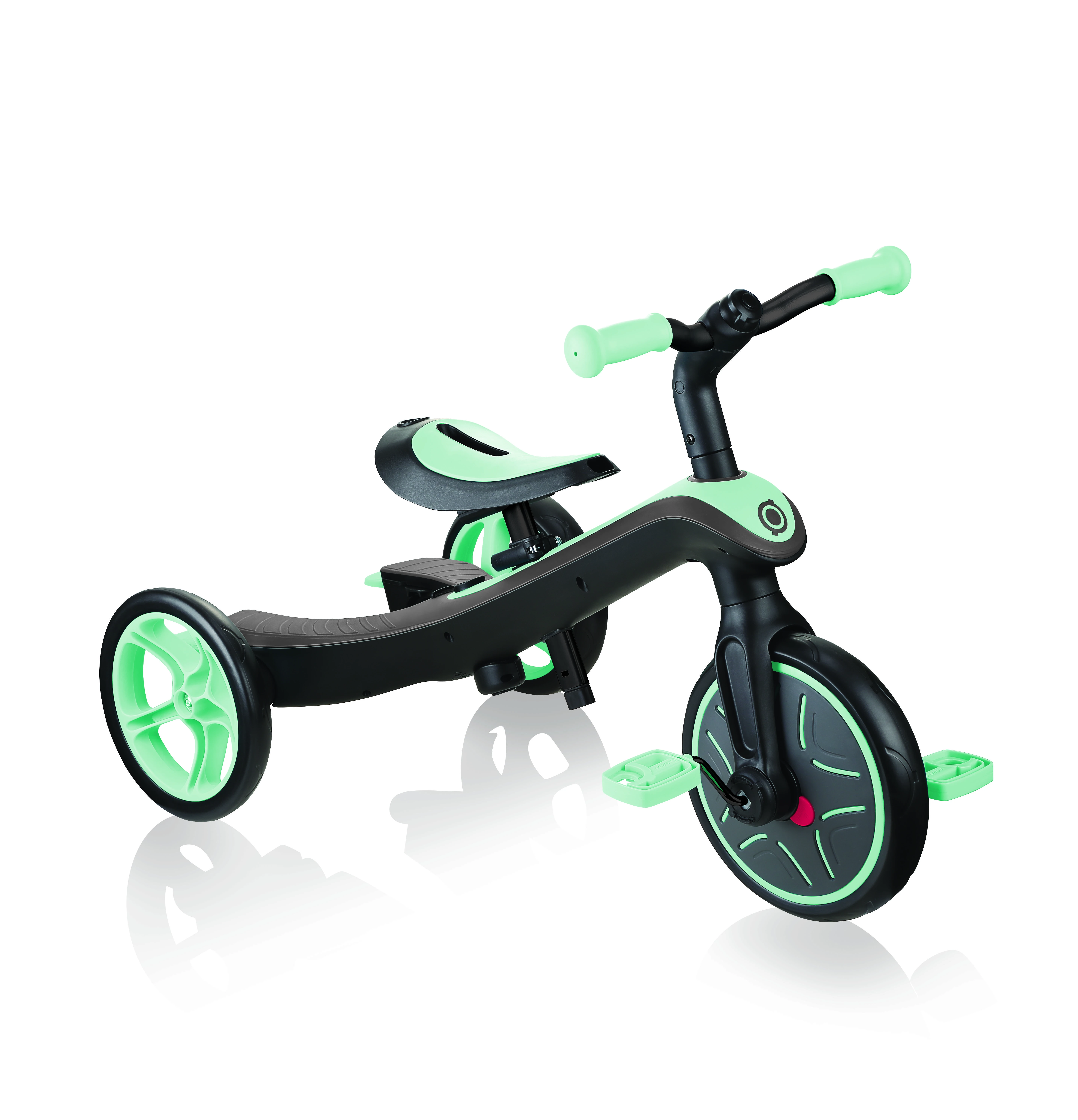 Daugiafunkcinis triratukas Globber Explorer Trike 4in1, mėtinis, ‎632-206