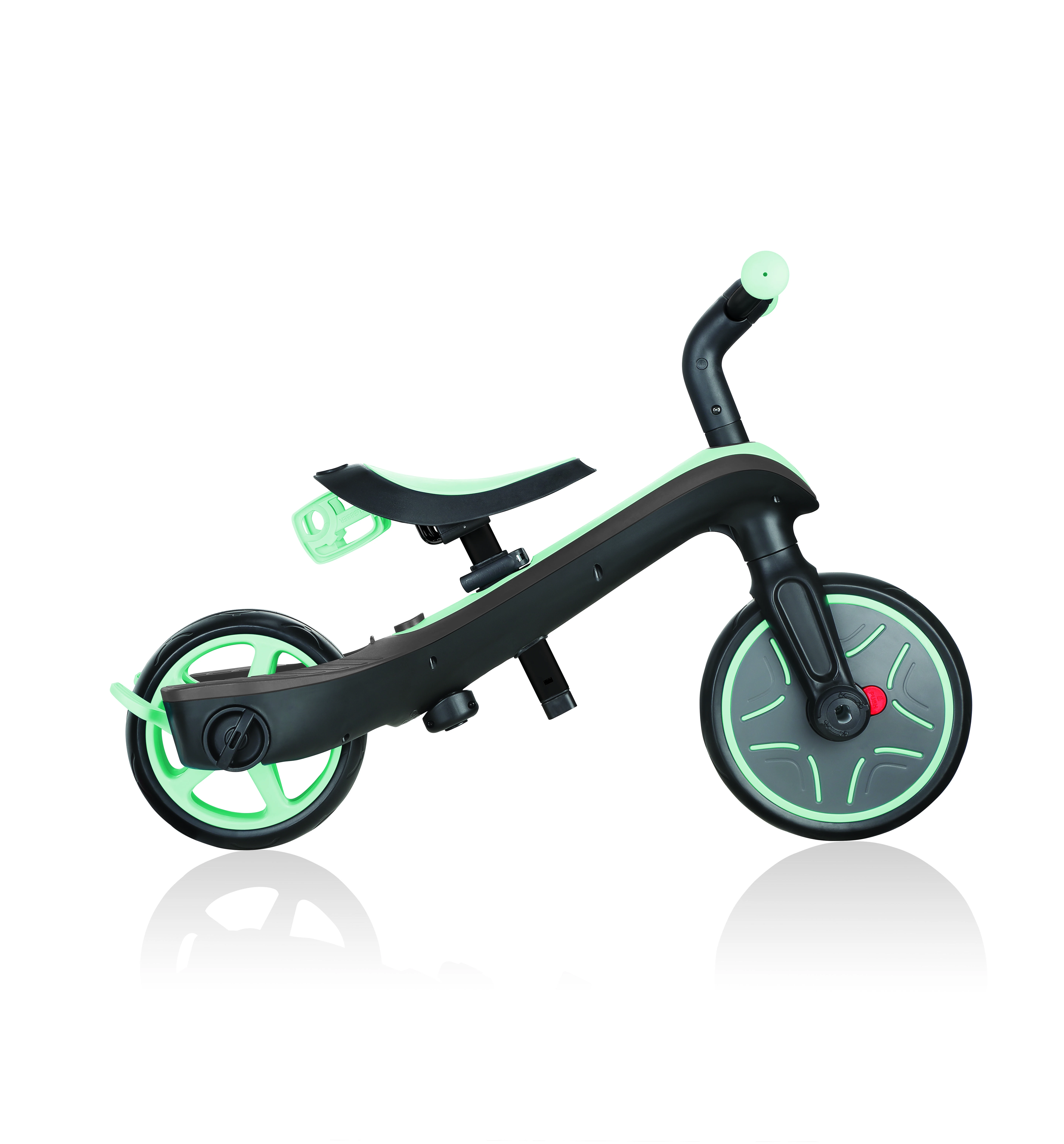 Daugiafunkcinis triratukas Globber Explorer Trike 4in1, mėtinis, ‎632-206
