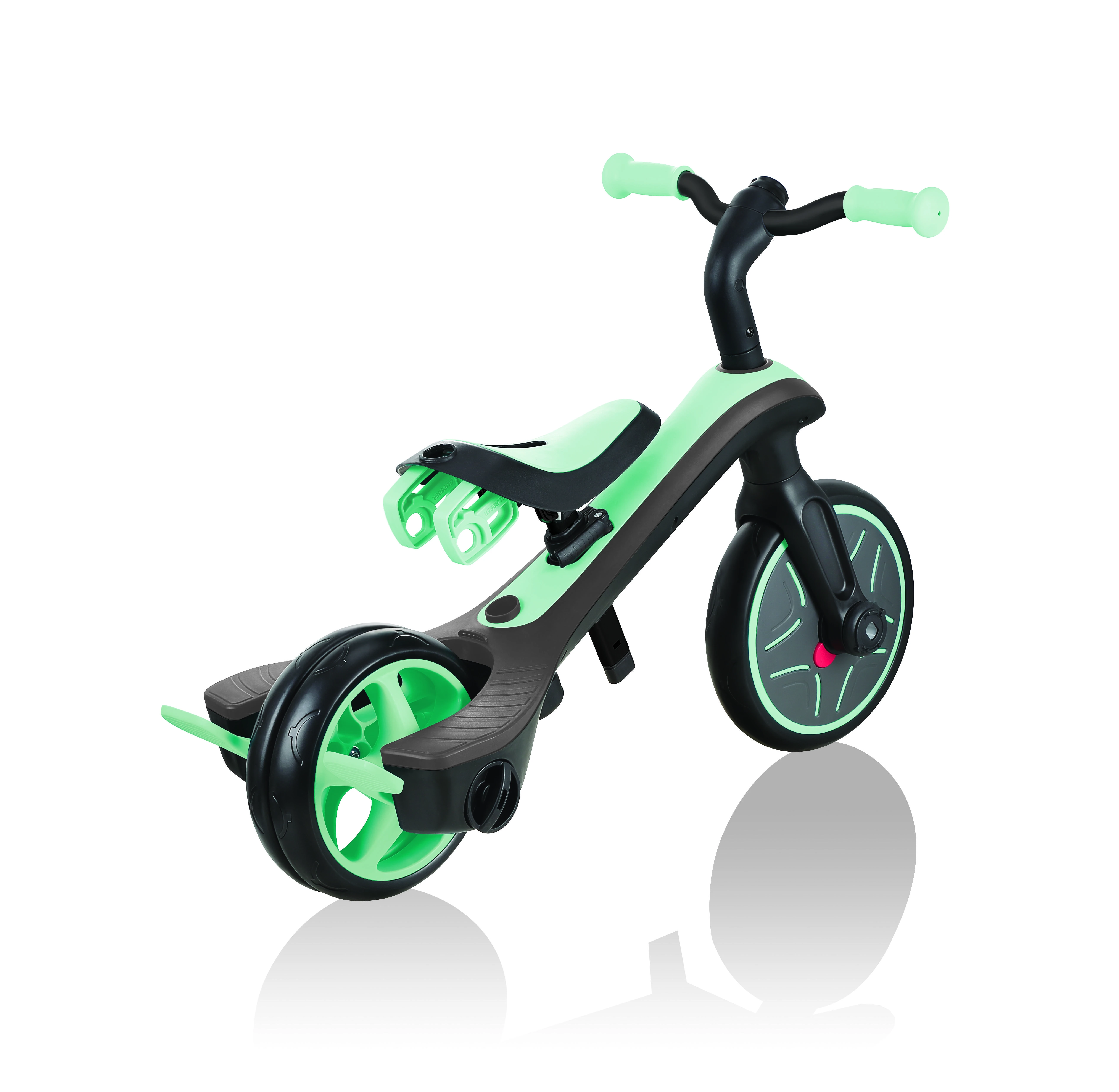 Daugiafunkcinis triratukas Globber Explorer Trike 4in1, mėtinis, ‎632-206