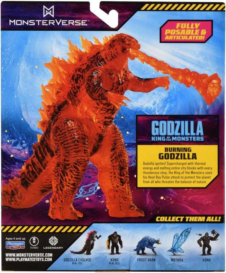 Godzilla X Kong GODZILLA figūrėlė 6" Burning Godzilla, 35217