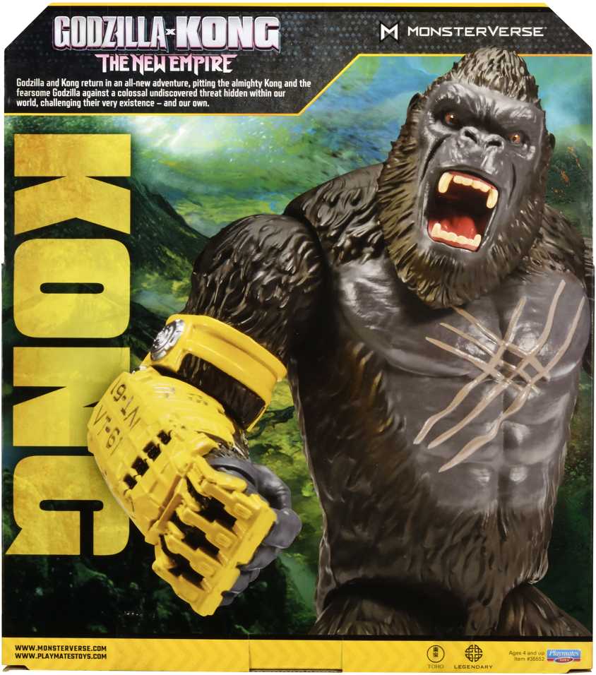 Playmates Godzilla X Kong GODZILLA figūrėlė Giant Kong su B.E.A.S.T pirštine, 35552