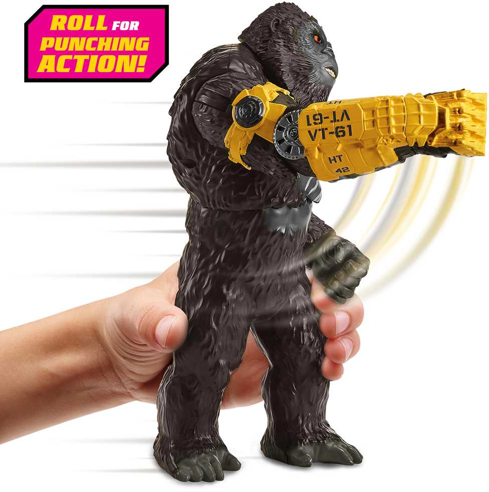 Godzilla X Kong GODZILLA figūrėlė Giant Kong Roll & Battle Punch, 35922
