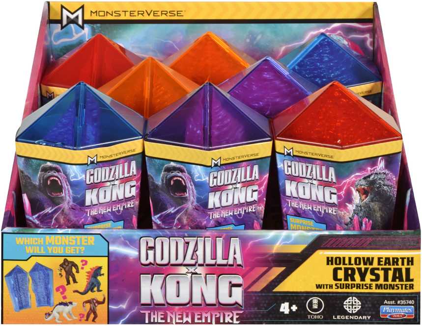 Godzilla X Kong GODZILLA kristalas su staigmena 2" figūrėle, 35741