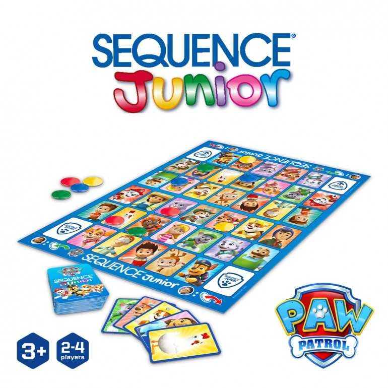 GOLIATH PAW PATROL Stalo žaidimas Sequence Junior, 932016,006
