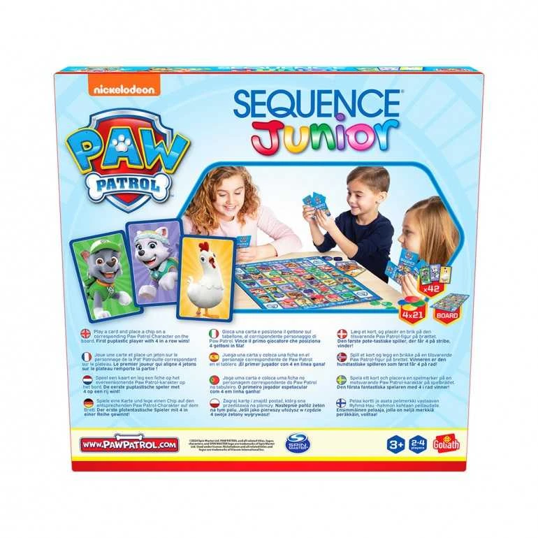 GOLIATH PAW PATROL Stalo žaidimas Sequence Junior, 932016,006