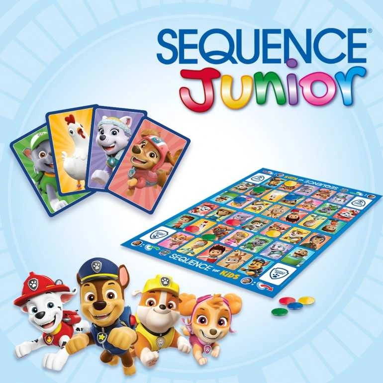 GOLIATH PAW PATROL Stalo žaidimas Sequence Junior, 932016,006