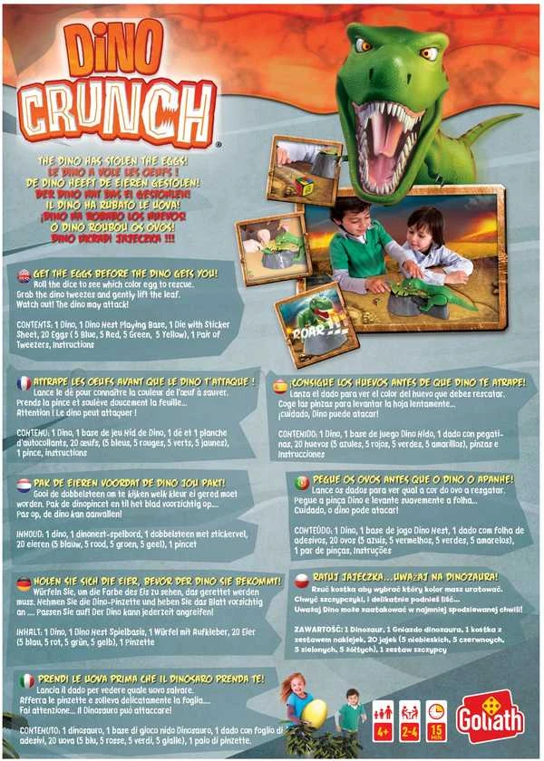 Stalo žaidimas Goliath Dino Crunch, FR