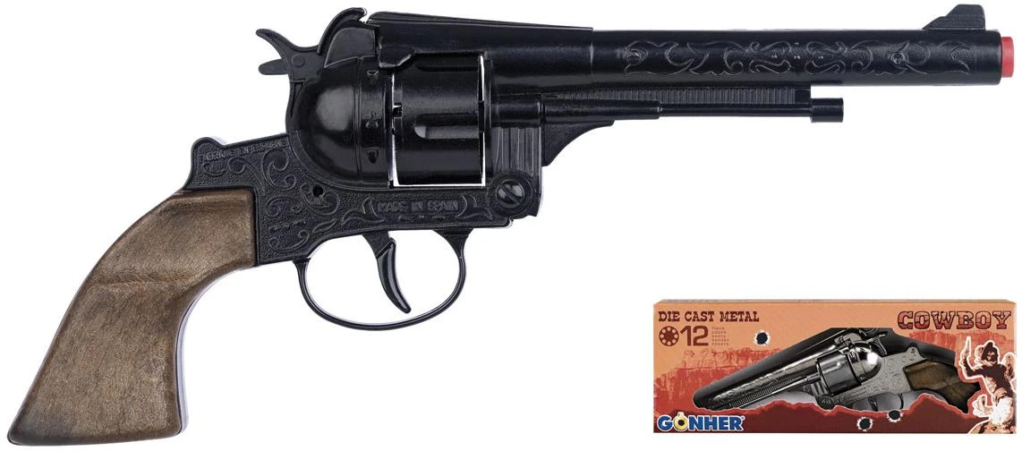Gonher Guns Žaislinis kaubojaus revolveris, 122/6