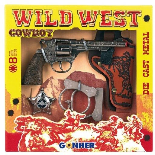 Pulio Gonher Guns GONHER rinkinys kaubojaus ginklų WILD-WEST, 158/0