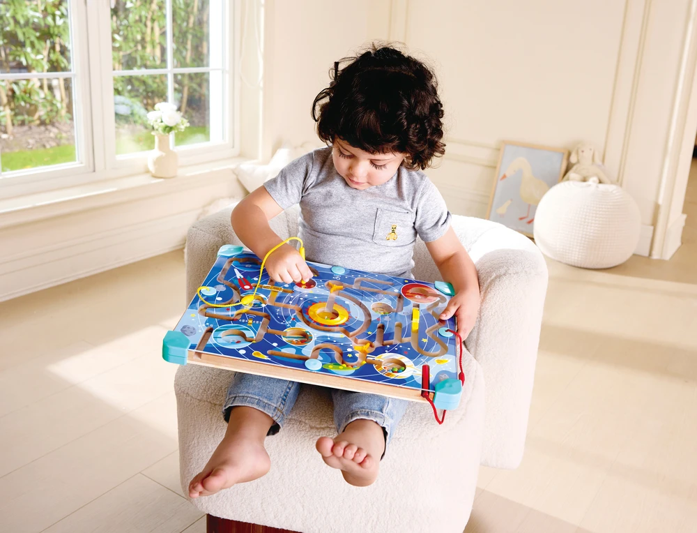 HAPE 2-in-1 labirintas ir tangramų lenta, E0524K