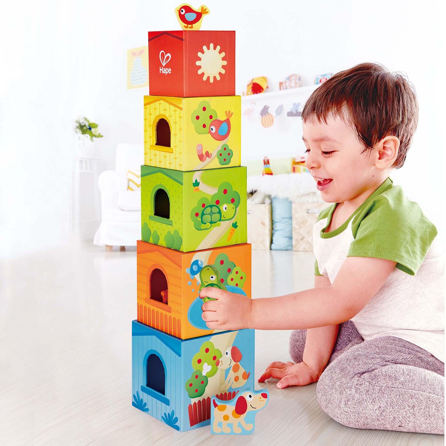 HAPE didelės kaladėlės Pepė ir draugai, E0451A