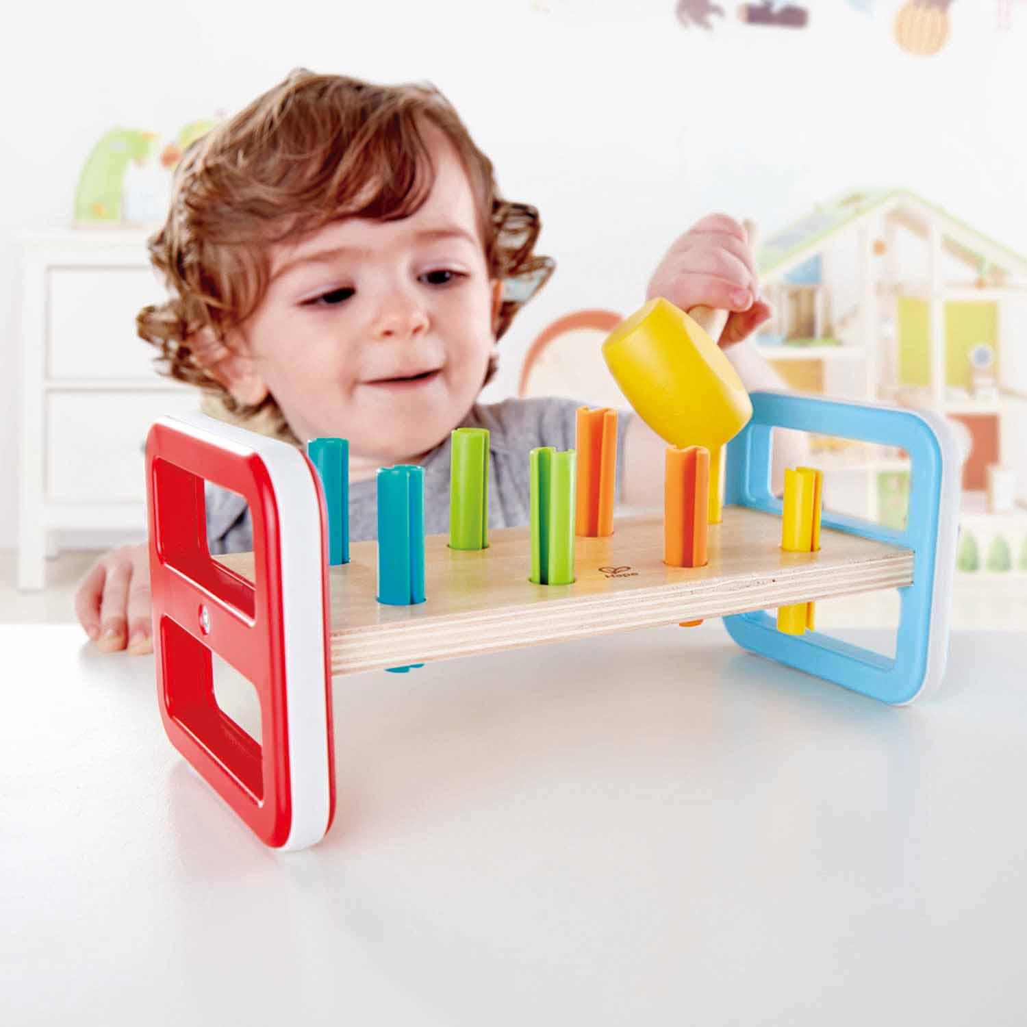 HAPE Lavinanamis žaislas Spalvingas grūstuvėlis, E0506B